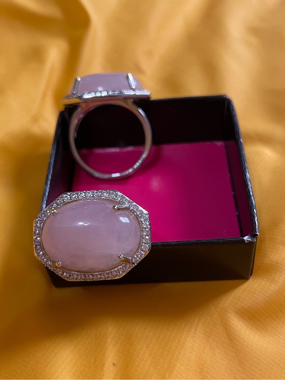 Two Pink Rings size 7
